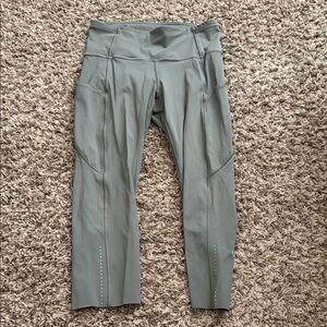 Lululemon Athletica Olive Green Leggings